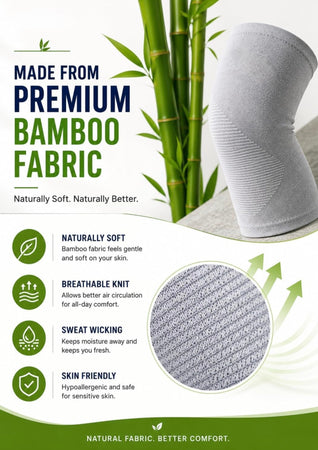 Bamboo knee sleeve